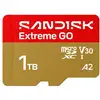 Image de Carte mémoire SanDisk Extreme GO 1TB microSDXC UHS-I U3 V30 240MB/s Or Rouge