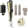 Image de Multistyler Shark Glam Straight & Waves 1500W céramique Airflow 3 températures 4 accessoires or blanc