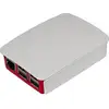 Image de Boîtier Framboise Blanc/Rouge pour Raspberry Pi 4