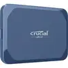 Image de Disque Dur Crucial 1TB SSD 2100 MB/s X10 USB 3.2 Gen 2x2 Bleu IP65 Résistant Chutes Eau Poussière