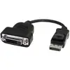 Image de Adaptateur DisplayPort vers DVI StarTech DP2DVIS Actif 1920x1200 0,2 m Noir