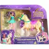Image de Spin Master Unicorn Academy Set Ava et Leaf - Unicornio avec projecteur de lumières et muñeca articulada 12,7 cm
