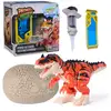 Image de Figurine d'action Primal Hatch Dino Rising  uf qui éclot avec dinosaure hybride