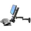 Image de Brazo monitor Ergotron 200 Series Combo Arm 8,2 kg 24" montaje pared negro