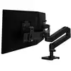 Image de Support de moniteur Ergotron LX Pro Series 45-684-292 double écran 27" hauteur réglable noir