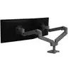 Image de Ergotron 45-686-293 Support Moniteur Double Bras Bureau 27" VESA 75x75 à 100x100 Max 20kg