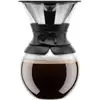 Image de Cafetière à filtre manuelle Bodum Pour Over 1,0 L noir avec filtre inox