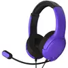 Image de Auriculaires PDP Nebula Ultra Violet AIRLITE filaires avec micro à réduction de bruit gaming noir violet