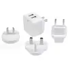 Image de Chargeur mural USB StarTech.com USB2PACWH 2 ports 17W blanc