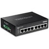 Image de Trendnet TI-PG80 Commutateur industriel renforcé Gigabit PoE+ sur rail DIN 8 ports
