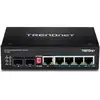 Image de Switch Trendnet TI-PG62 Industriel 6 Ports Gigabit PoE+ DIN-rail
