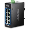 Image de Switch DIN-Rail Trendnet TI-GLC80, Non géré, 8 ports Gigabit Ethernet, Montage mural
