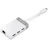Image de Station d'accueil Trendnet TUC-ETGH3 USB-C 3xUSB 3.0 RJ-45 Gigabit Gris-Blanc