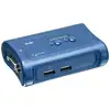 Image de Trendnet TK-207K commutateur écran, clavier et souris Bleu