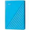Image de Disque dur externe Western Digital My Passport 6 To USB 3.2 Gen 1 5 000 Mbit/s Micro-USB B 256 bits AES Noir/Bleu