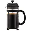 Image de Cafetière à piston Bodum Java 1 L en verre borosilicate noir acier inox