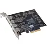 Image de Carte Sonnet Allegro Pro USB-A 4 ports PCIe 10 Gbps alimentation indépendante