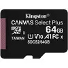 Image de Kingston Technology Canvas Select Plus 64Go MicroSDXC UHS-I Classe 10 Noir