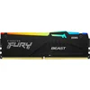 Image de Kingston Technology FURY Beast RGB module de mémoire 8 Go 1 x 8 Go DDR5 6000 MHz Noir