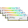 Image de Kingston Technology FURY Beast 128 Go 5600 MT/s DDR5 CL40 DIMM (Kits de 4) White RGB XMP