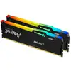 Image de Mémoire RAM Kingston FURY Beast RGB 32Go 2x16Go DDR5 6800MHz CL34 AMD EXPO Noir