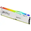 Image de Mémoire RAM Kingston FURY Beast RGB 32Go 1x32Go DDR5 6000MHz CL30 AMD EXPO Blanc