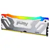 Image de Mémoire RAM Kingston FURY Renegade RGB 24Go 1x24Go DDR5 8400MHz CL40 Blanc XMP
