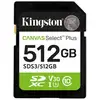 Image de Carte mémoire Kingston SDXC Canvas Select Plus 512GB 150MB/s UHS-I U3 V30 Classe 10