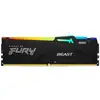 Image de Mémoire RAM Kingston FURY Beast RGB 32GB 1x32GB DDR5 5200MHz CL40 Intel XMP AMD EXPO Noir
