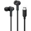 Image de Casque Belkin Rockstar USB-C avec micro antibruit, câble plat antienlacement, noir