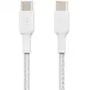 Image de Câble tressé Belkin Boost Charge USB-C vers USB-C Charge rapide 1 m Blanc