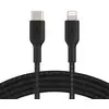 Image de Câble Belkin Boost Charge USB-C vers Lightning 2 m Noir
