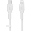 Image de Cable Belkin CAA009BT3MWH USB-C Lightning 3 m Silicone Blanc