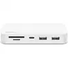 Image de Hub USB-C multiport 6 en 1 Belkin Connect avec support de montage Lecteur Gigabit MicroSD/SD USB/USB-C
