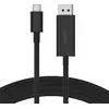 Image de Adaptateur vidéo Belkin AVC014bt2MBK USB-C DisplayPort 2 m 8K HDR