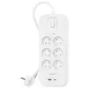 Image de Multiprise Belkin SRB002CA2M 6 prises avec protection 2 USB-A USB-C câble 2 m interrupteur
