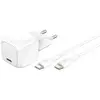 Image de Chargeur USB-C Belkin WCA008KQ1MWH-B6 30 W Power Delivery PPS Blanc + Câble 1 m