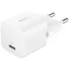 Image de Chargeur mural USB-C 25W Belkin BoostCharge PPS Compact Pliable Blanc