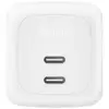 Image de Chargeur Belkin WCH020KQWH GaN 67 W USB-C Double Port Charge Rapide Blanc