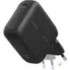 Image de Chargeur mural Belkin BoostCharge 100W USB-C GaN prise pliable noire