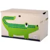 Image de Coffre à jouets 3 Sprouts Crocodile 62x37x38 cm