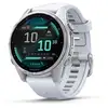 Image de Garmin Fenix 8 Bluetooth Wi-Fi GPS 43mm AMOLED Argent Blanc M Étanchéité 10ATM SpO2