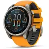 Image de Garmin Fenix 8 GPS Bluetooth WiFi 47mm AMOLED Saphir Orange Taille Unique Pulsomètre SpO2