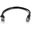 Image de Cable réseau Cat6 UTP 1 m C2G avec gaine anti-accrochage noir