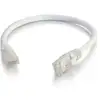Image de Câble réseau Cat6 UTP 2 m C2G blanc avec embout anti-accroche