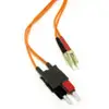 Image de Cable Fibre Optique Duplex LC/SC 62.5/125 Multimode 2m C2G