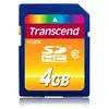 Image de Carte SDHC Transcend TS4GSDHC10 4GB Classe 10 30MB/s Noire
