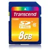 Image de Carte SD Transcend TS8GSDHC10 8GB Classe 10 30MB/s Noire