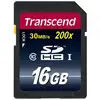Image de Carte SDHC Transcend TS16GSDHC10 16 Go Classe 10 30 Mo/s Noire
