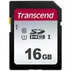 Image de Carte SD Transcend 16GB UHS-I Classe 10 V30 Résistante Noire